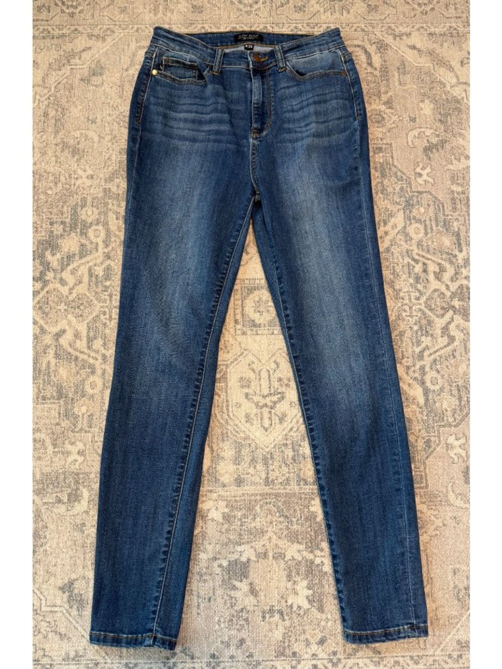 Judy Blue Women's Skinny Fit High Rise Stretch Denim Jeans Size 9 Blue Casual